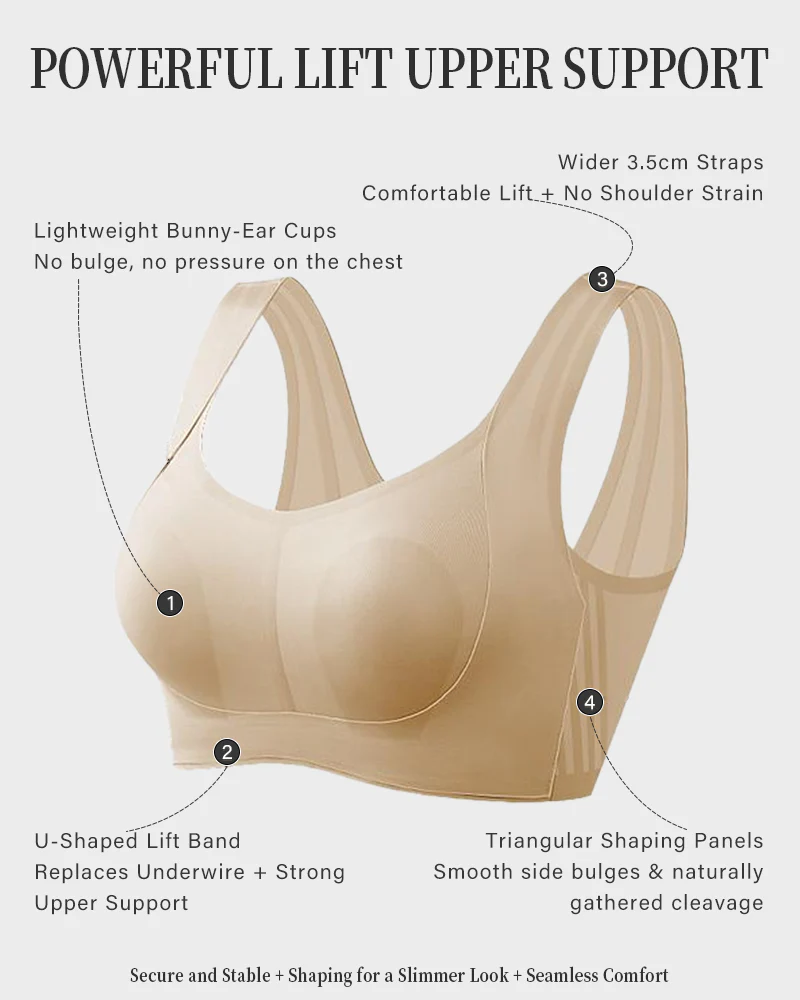 Full Support Wireless Push-Up Minimizer Bra - Image 5