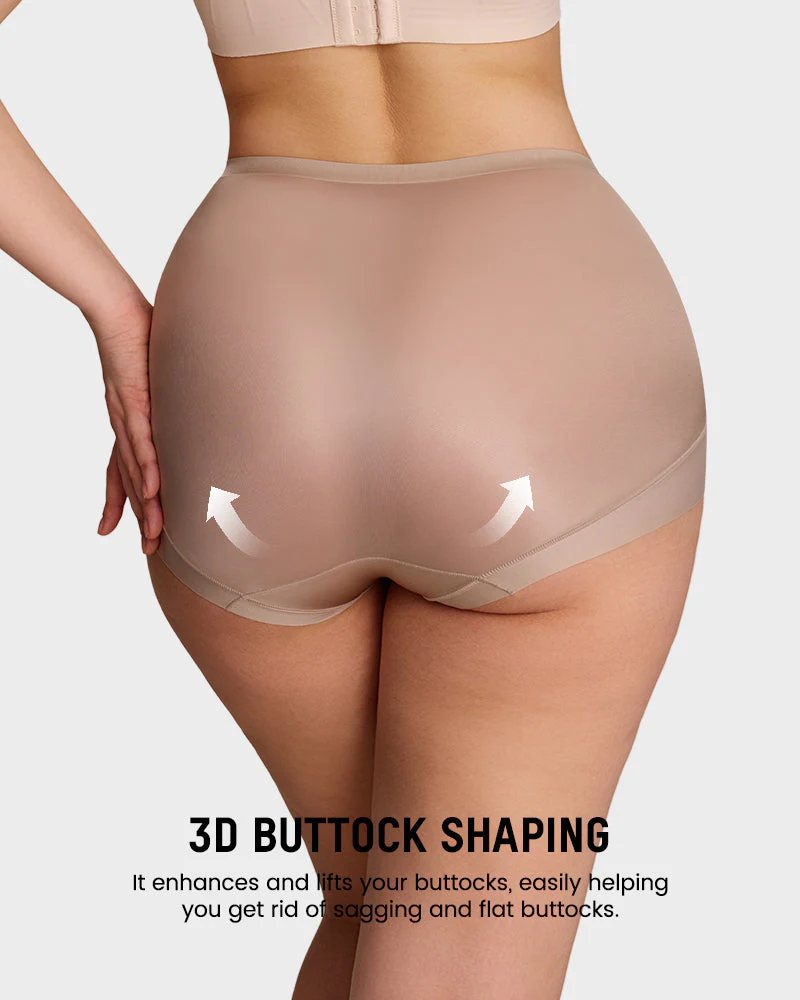 High-Waist Cross Compression Shaping Panties （6 Pack） - Image 9