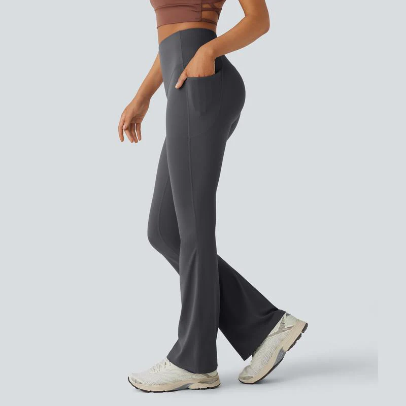 Ultra Sculpt High Waisted Tummy Control Flare Leggings - Image 12