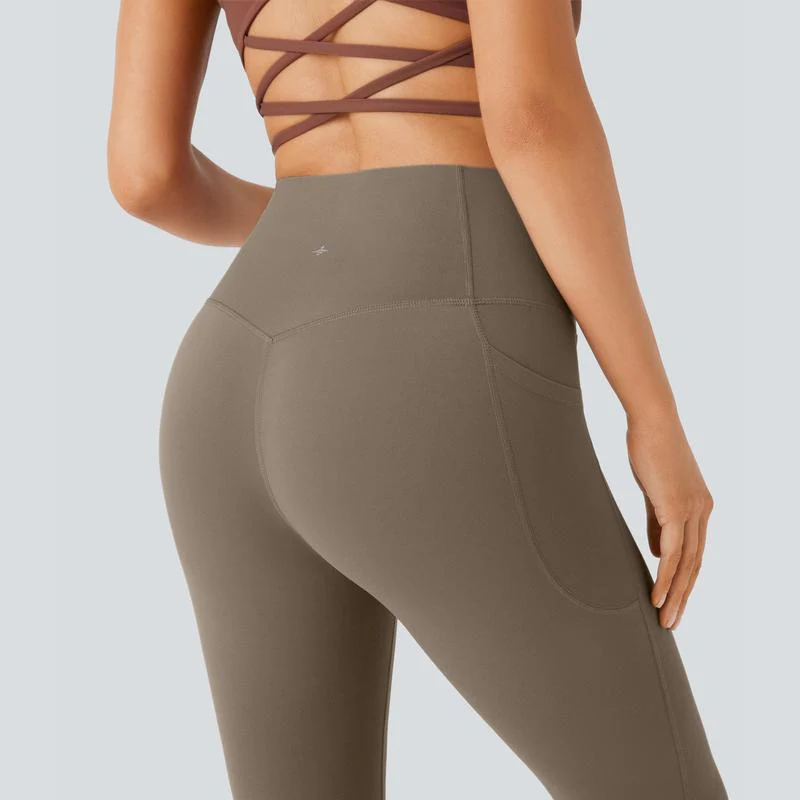 Ultra Sculpt High Waisted Tummy Control Flare Leggings - Image 4