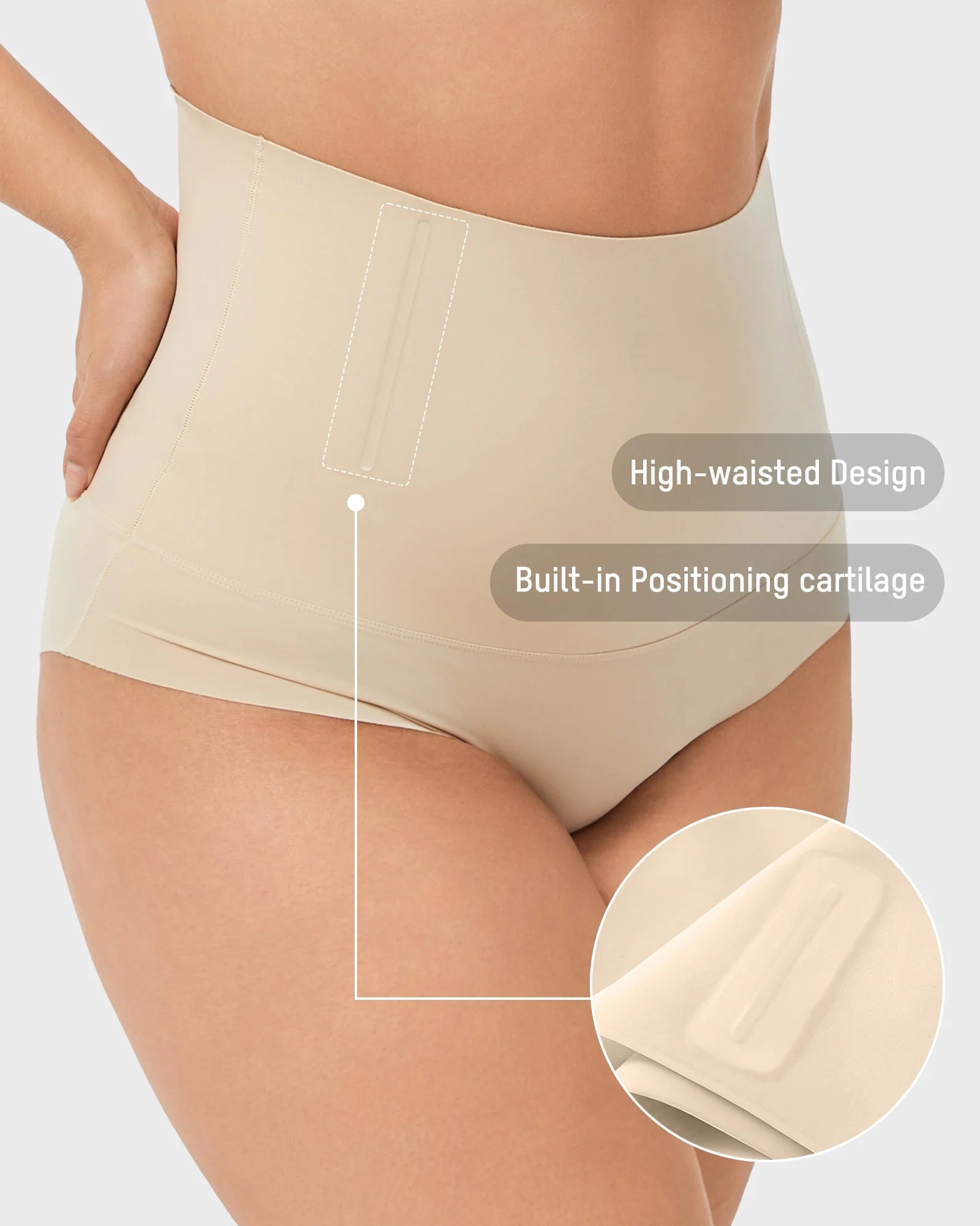 High Waist Seamless Tummy Control Panties (5 Pack) - Image 5