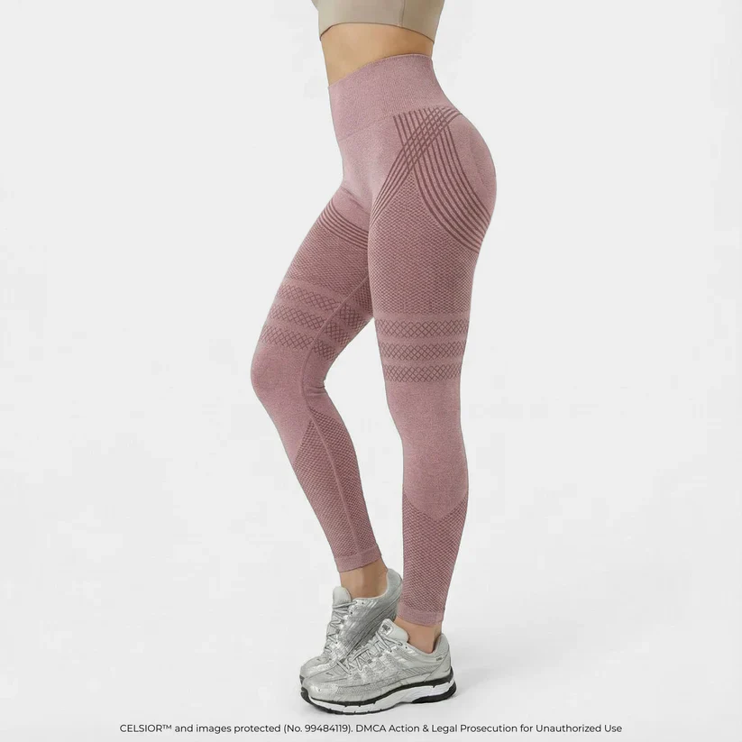 High Waisted And Hip Lifting Yoga Elastic Quick Drying Tight Pants - Image 14