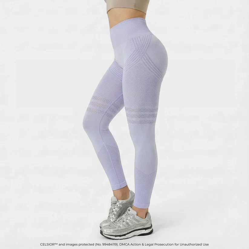 High Waisted And Hip Lifting Yoga Elastic Quick Drying Tight Pants - Image 15