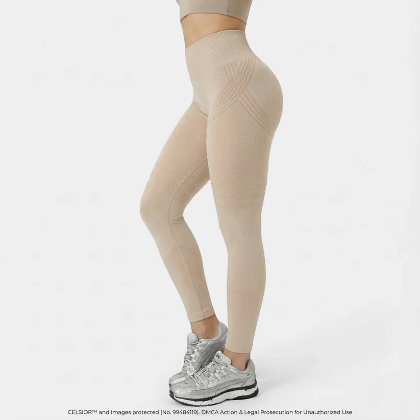 High Waisted And Hip Lifting Yoga Elastic Quick Drying Tight Pants - Image 9