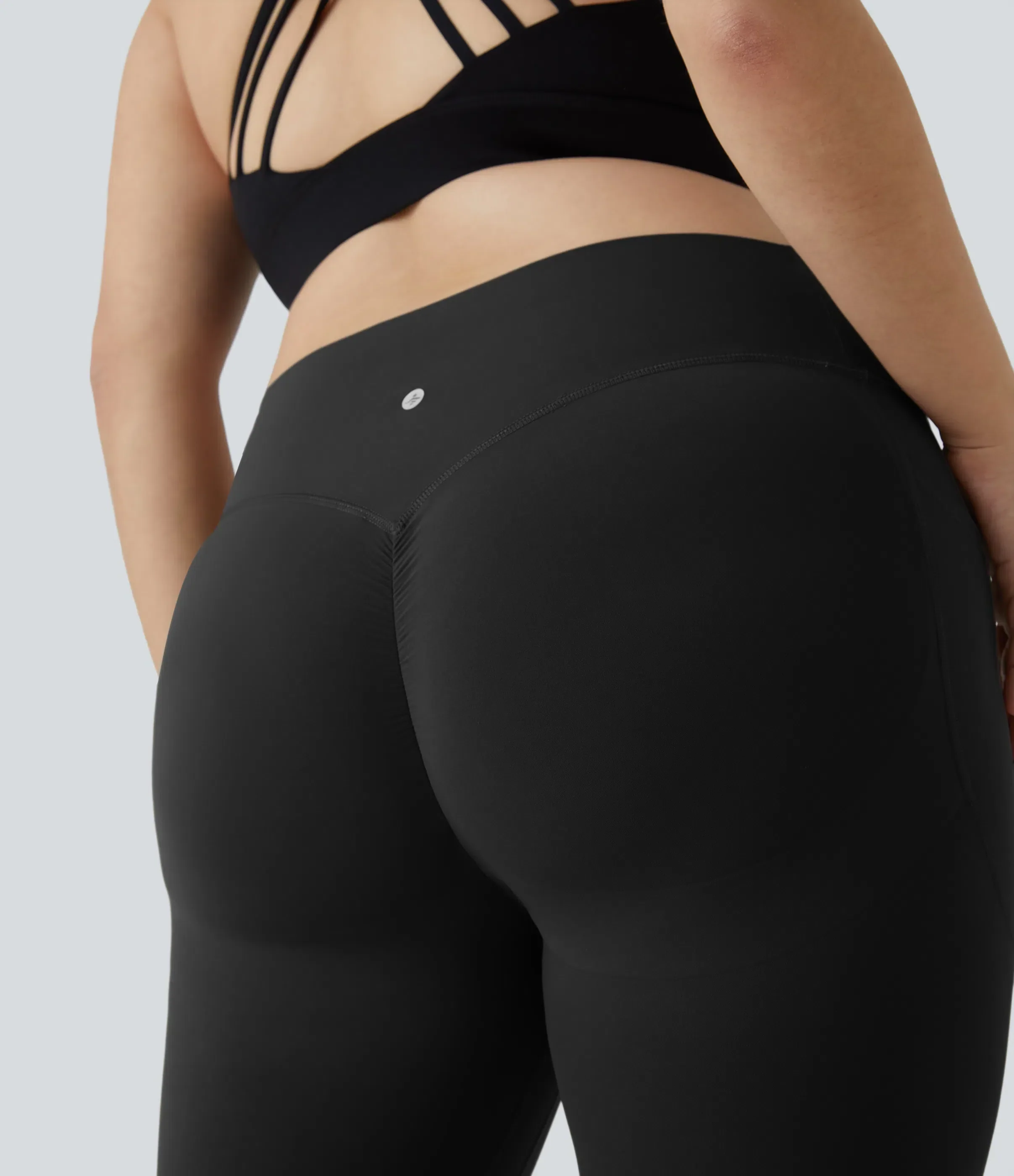 High Waisted Tummy Control Shaping Training Leggings Plus size - Image 10