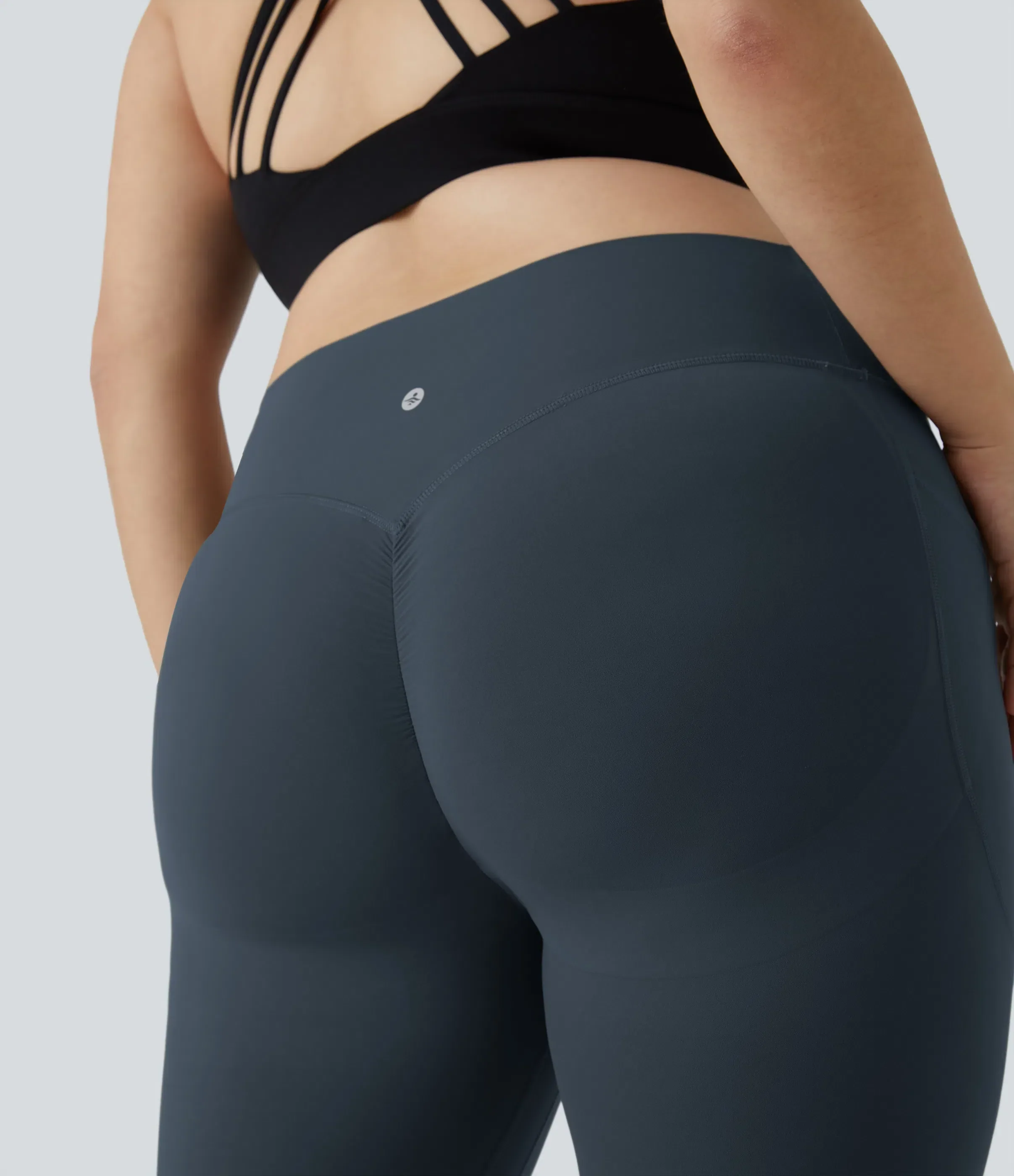 High Waisted Tummy Control Shaping Training Leggings Plus size - Image 7