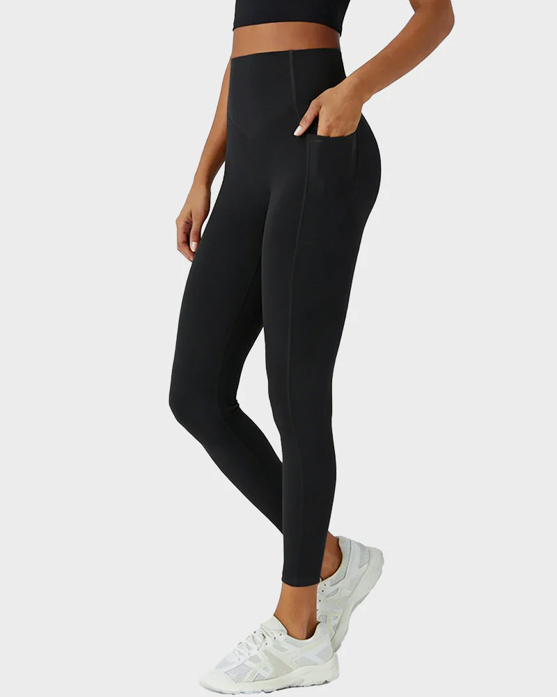 Tummy Control Butt-Lifting Training Leggings with Pockets - Image 10