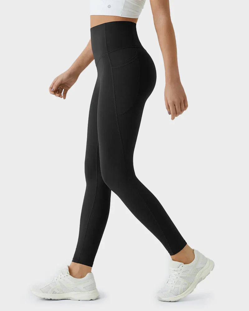 Tummy Control Butt-Lifting Training Leggings with Pockets - Image 12