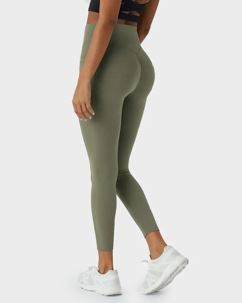 Tummy Control Butt-Lifting Training Leggings with Pockets - Image 31