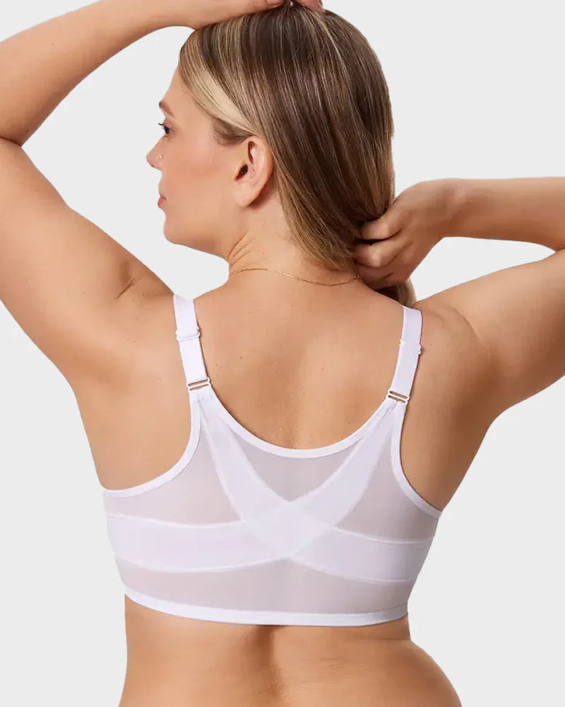 Lace Full Coverage Front Closure Posture Bra - Image 3