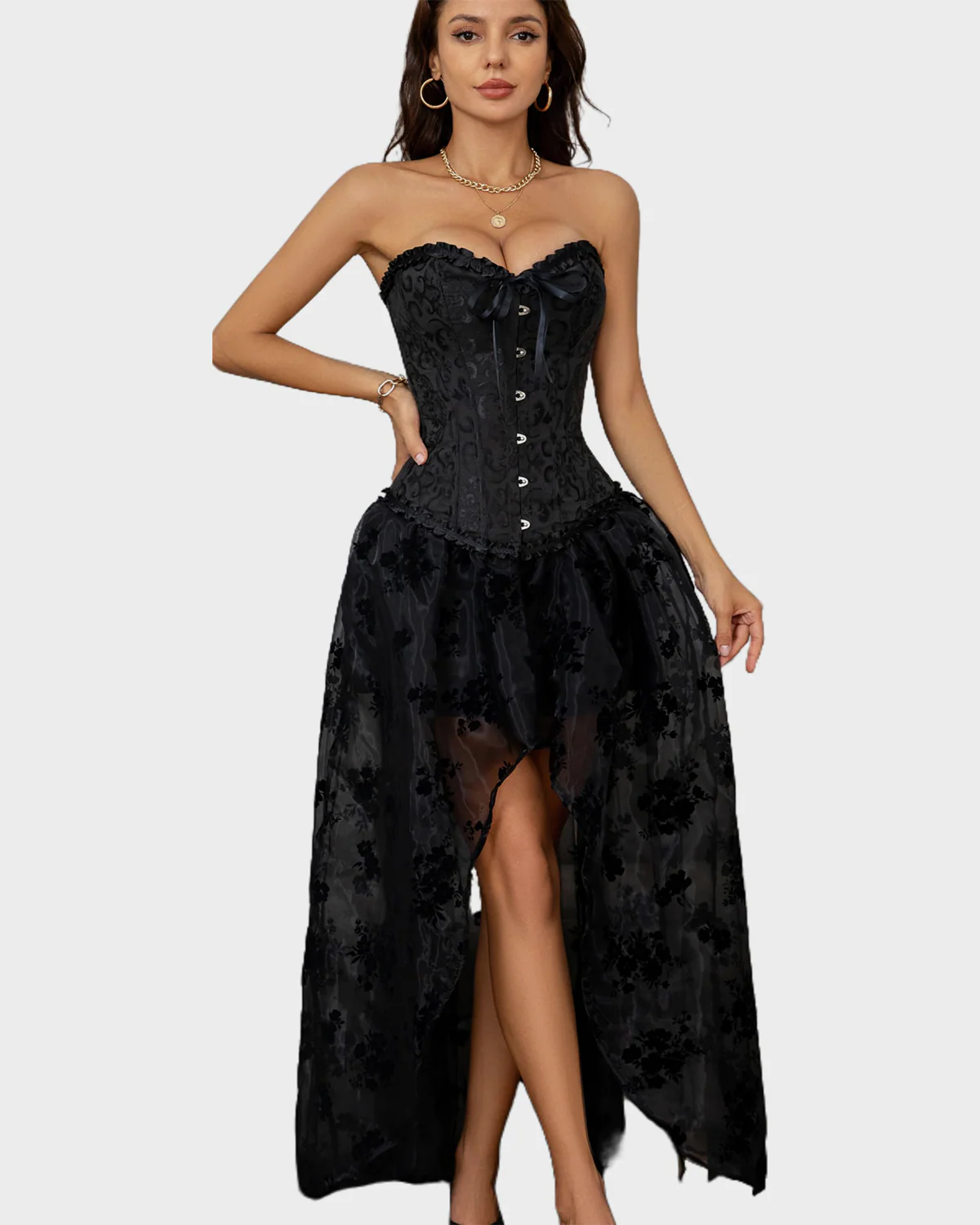 Corset Tops Lace Waist Push Up Shapewear - Image 4
