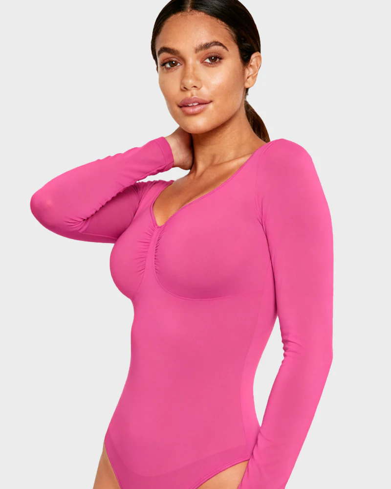 Long Sleeve Shaping Bodysuit - Image 24