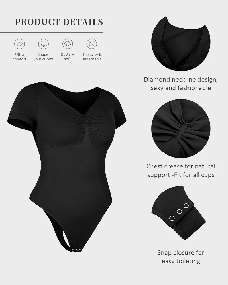 Long Sleeve Shaping Bodysuit - Image 6