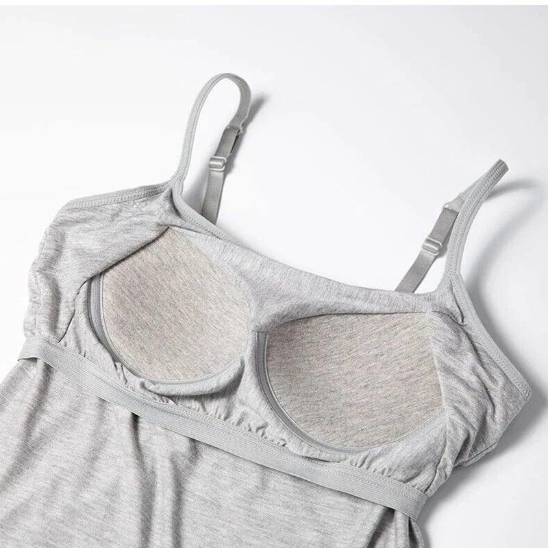 Loose-fitting Tank Top With Built-in Bra - Image 11