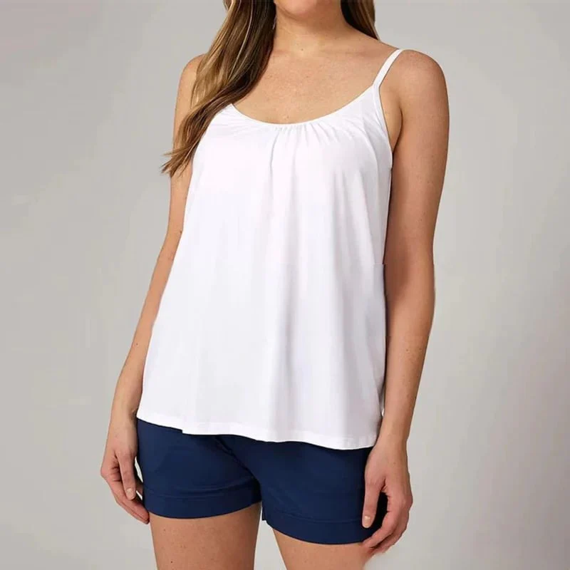 Loose-fitting Tank Top With Built-in Bra - Image 7