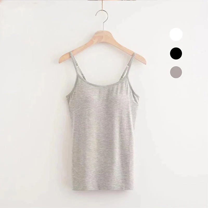 Loose-fitting Tank Top With Built-in Bra - Image 9