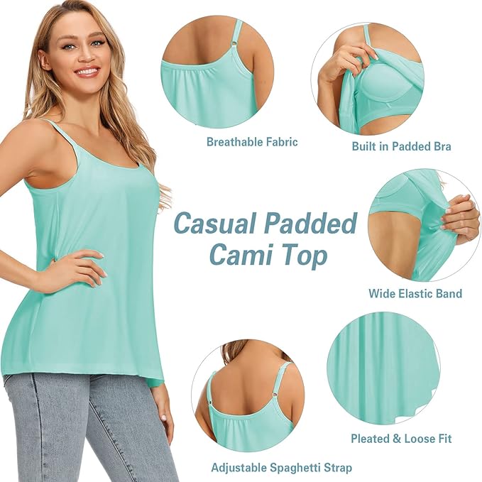 Loose-fitting Tank Top With Built-in Bra - Image 14
