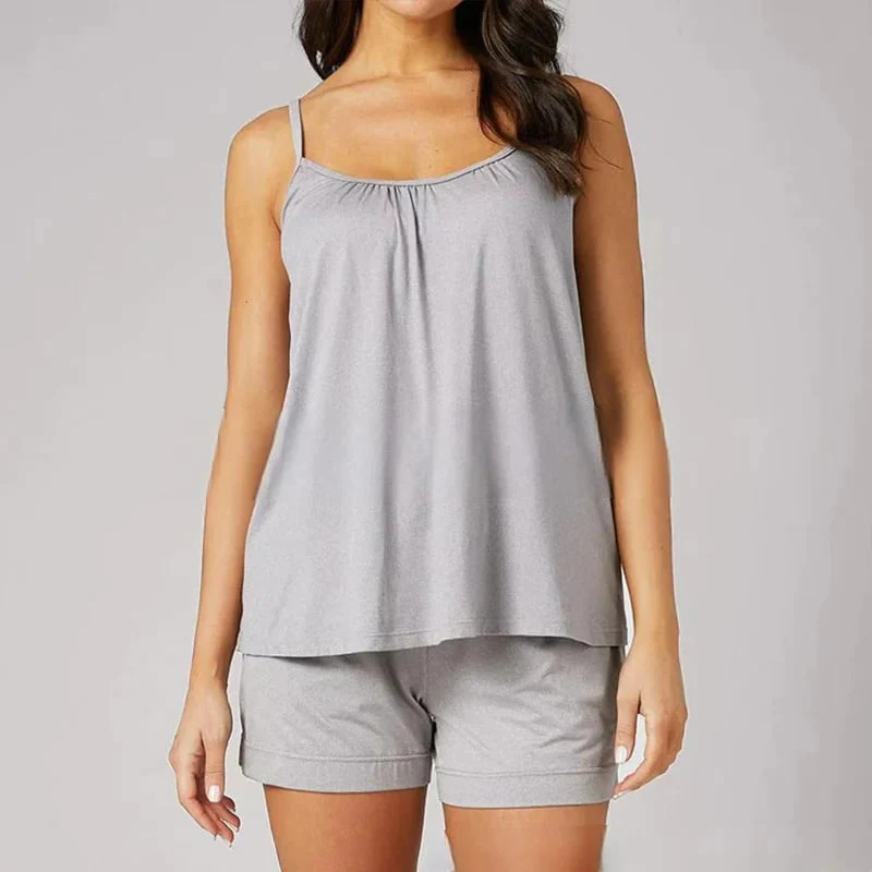 Loose-fitting Tank Top With Built-in Bra - Image 16