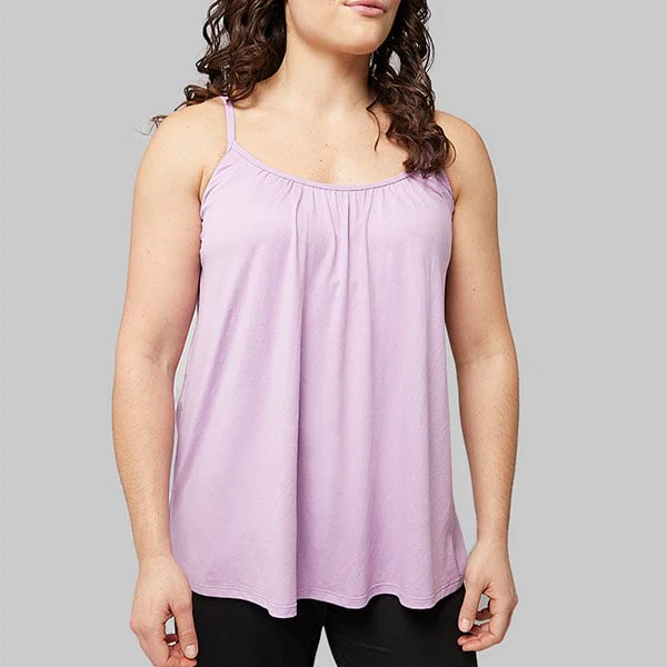Loose-fitting Tank Top With Built-in Bra - Image 18