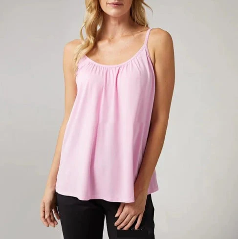 Loose-fitting Tank Top With Built-in Bra - Image 19