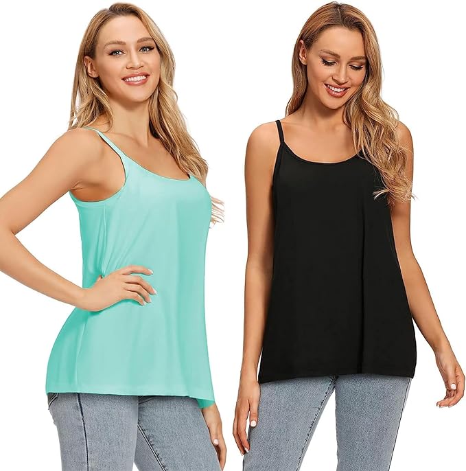 Loose-fitting Tank Top With Built-in Bra - Image 26