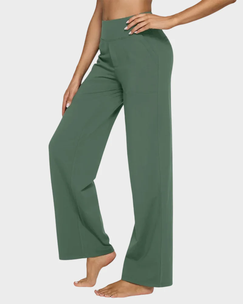 Loose High-Waist Business Casual Pants Yoga Pants - Image 23