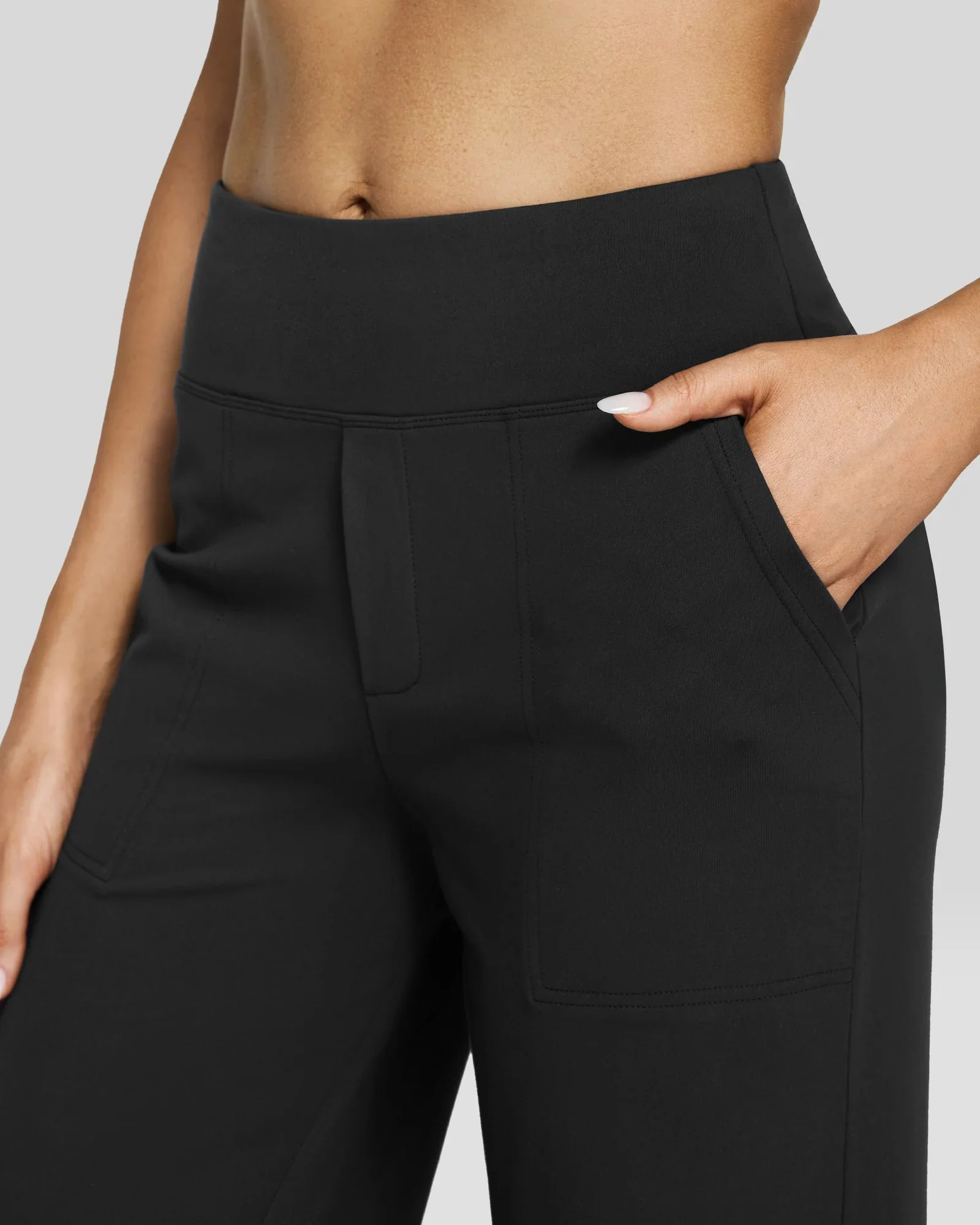 Loose High-Waist Business Casual Pants Yoga Pants - Image 3
