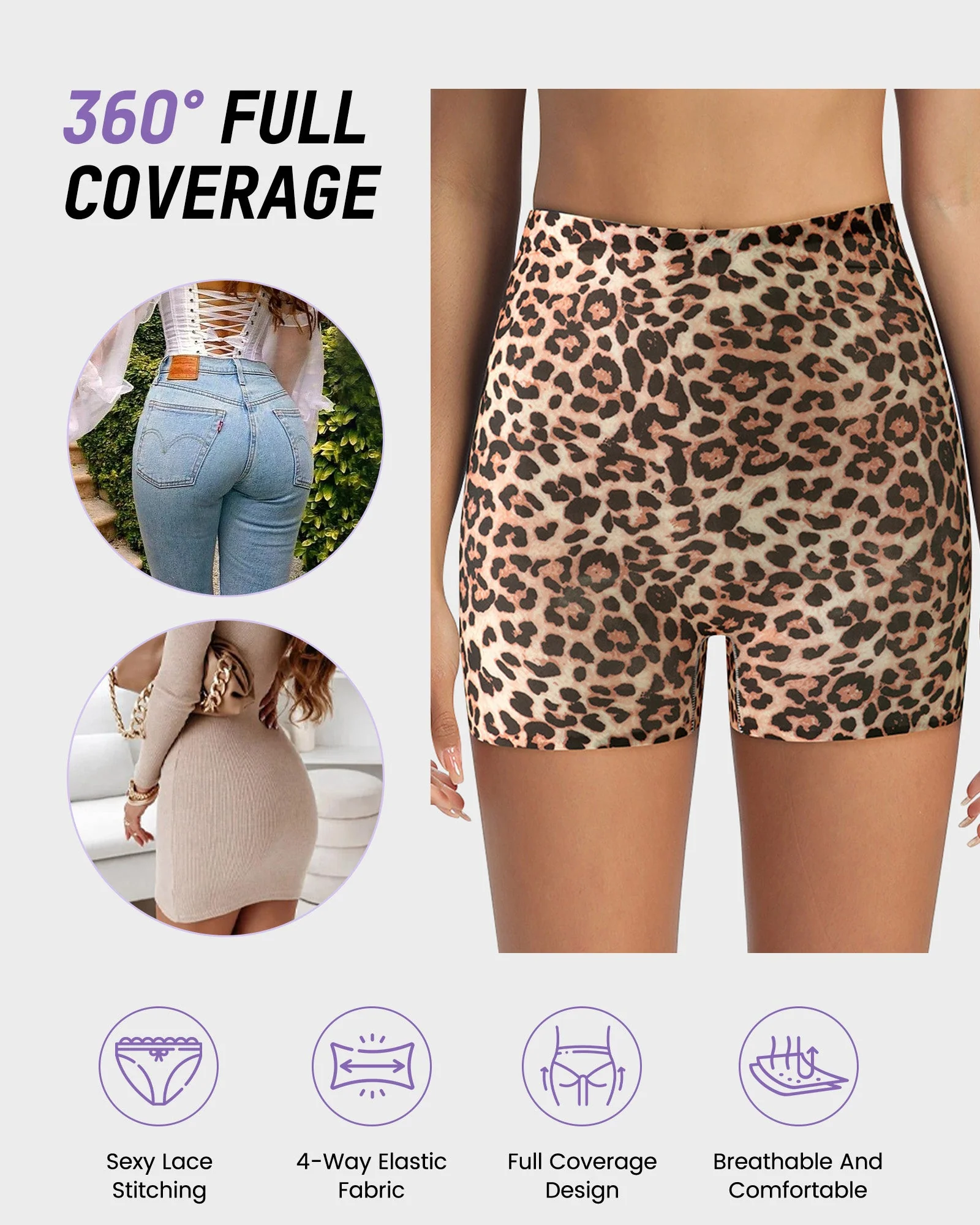 Mid-Rise Ice Silk Leopard Panties (6 Pack) - Image 5