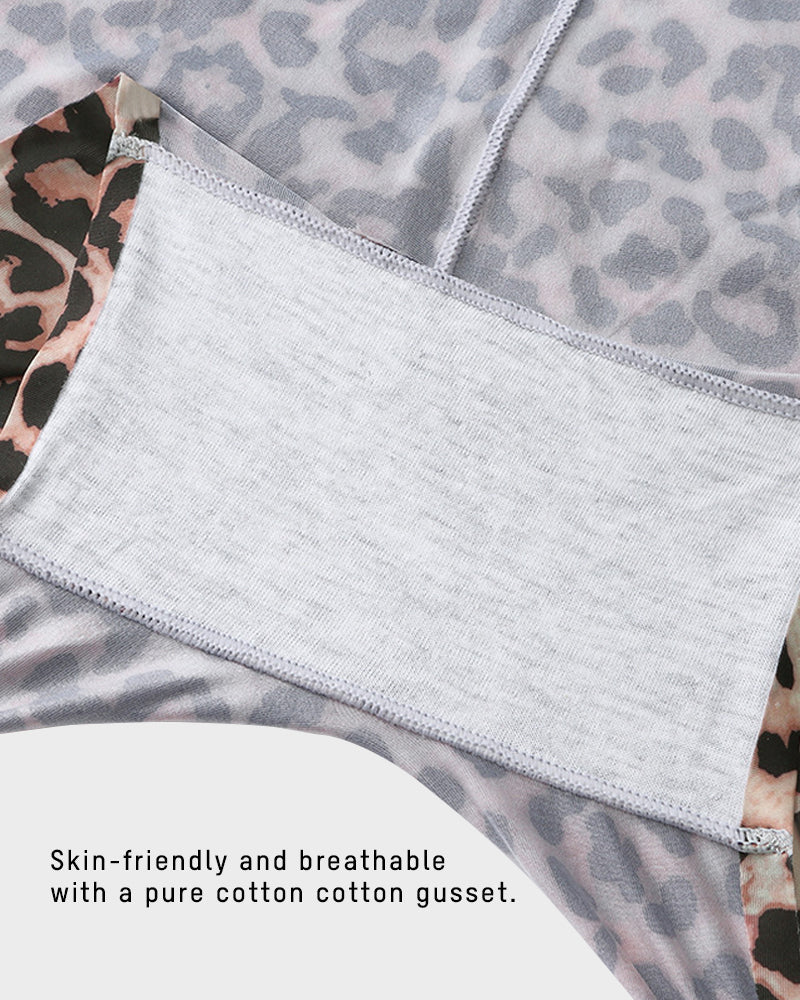 Mid-Rise Ice Silk Leopard Panties (6 Pack) - Image 6