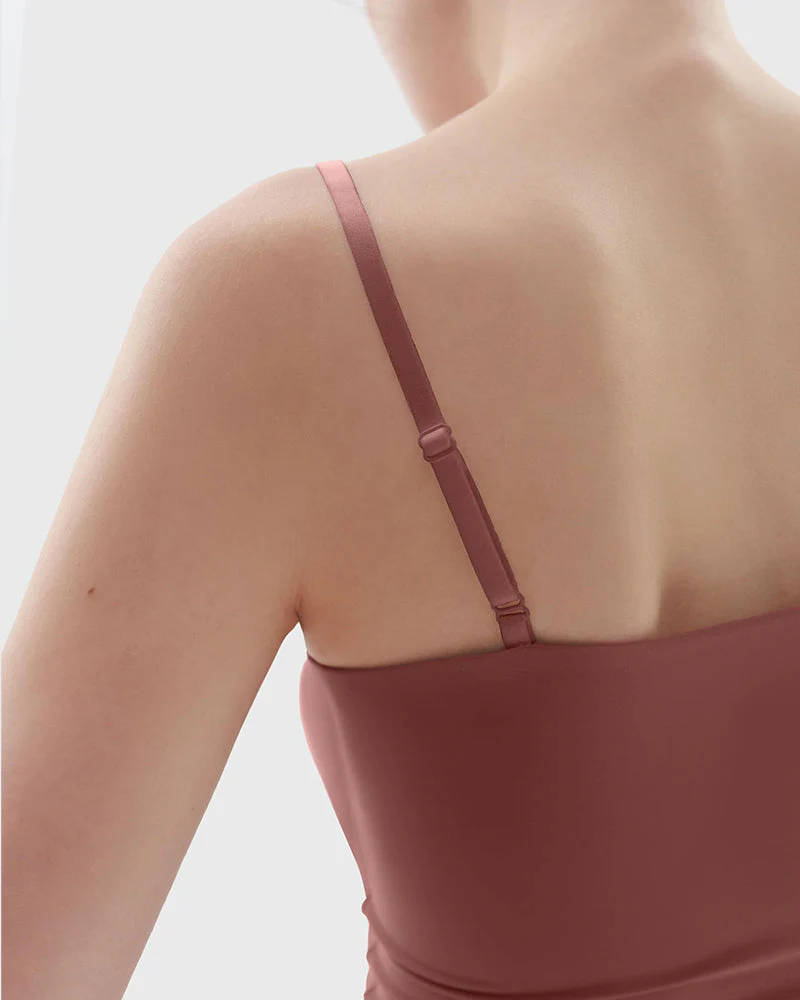 Minimalist Slim Tank Top – Square Neck & Adjustable Straps - Image 20