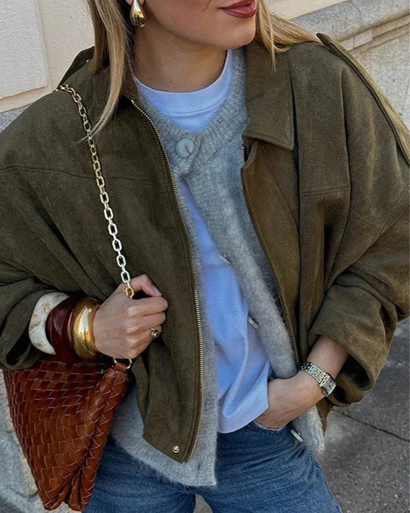 New Spring Autumn Military Short Jacket - Image 2