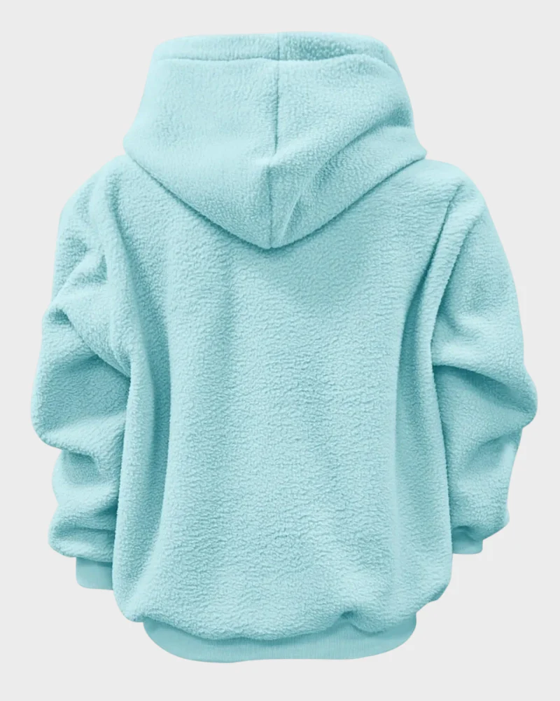 Women's Pet Pocket Hoodie Oversized Plush Carrier Pullover - Image 14