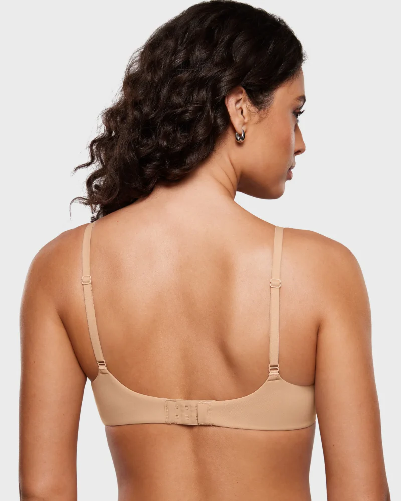 Plus Balconette Bra - Lightly Padded Underwire Sexy Tshirt Demi Bras - Image 3