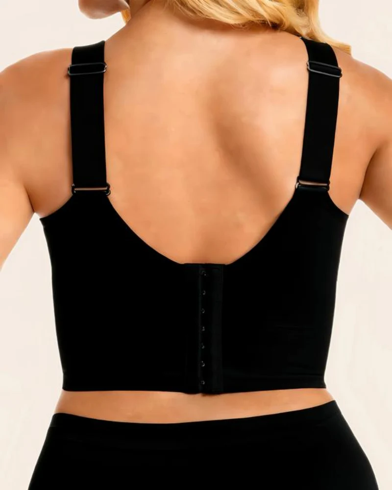 Plus Size Back Fat Smoothing Bra Jelly Seamless Push Up - Image 10