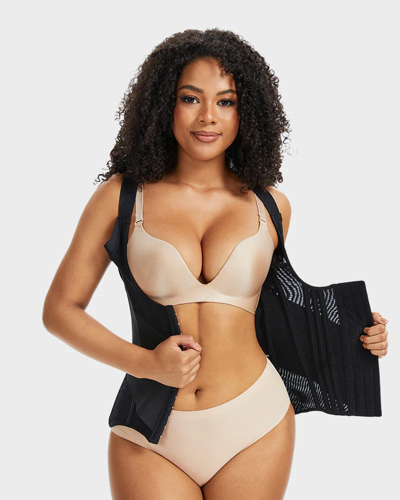 PowerMesh Double-Layer Waist Trainer Shapewear - Image 4