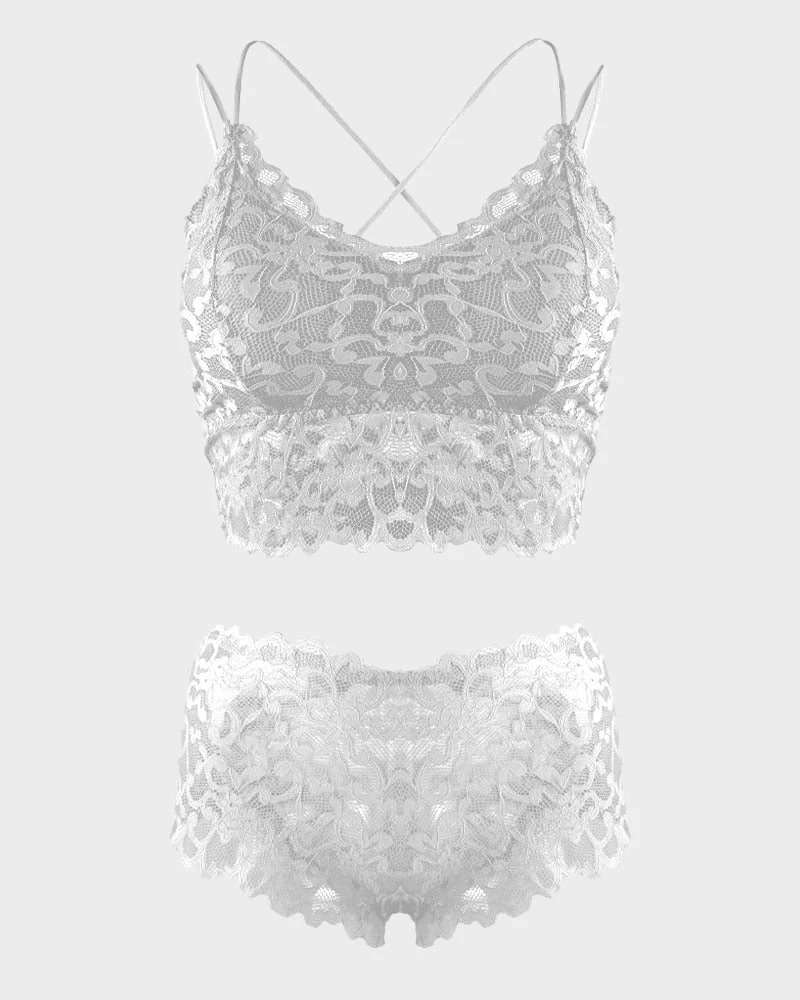 Romantic Lace Bralette & Panty Bundle - Image 11
