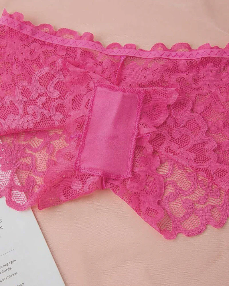 Romantic Lace Bralette & Panty Bundle - Image 7