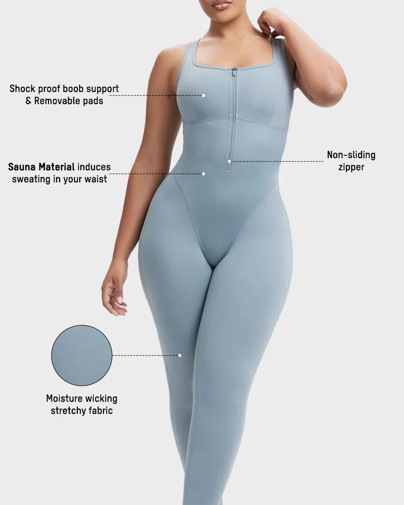 Sculpt & Sweat Sauna Workout Jumpsuit - Image 8