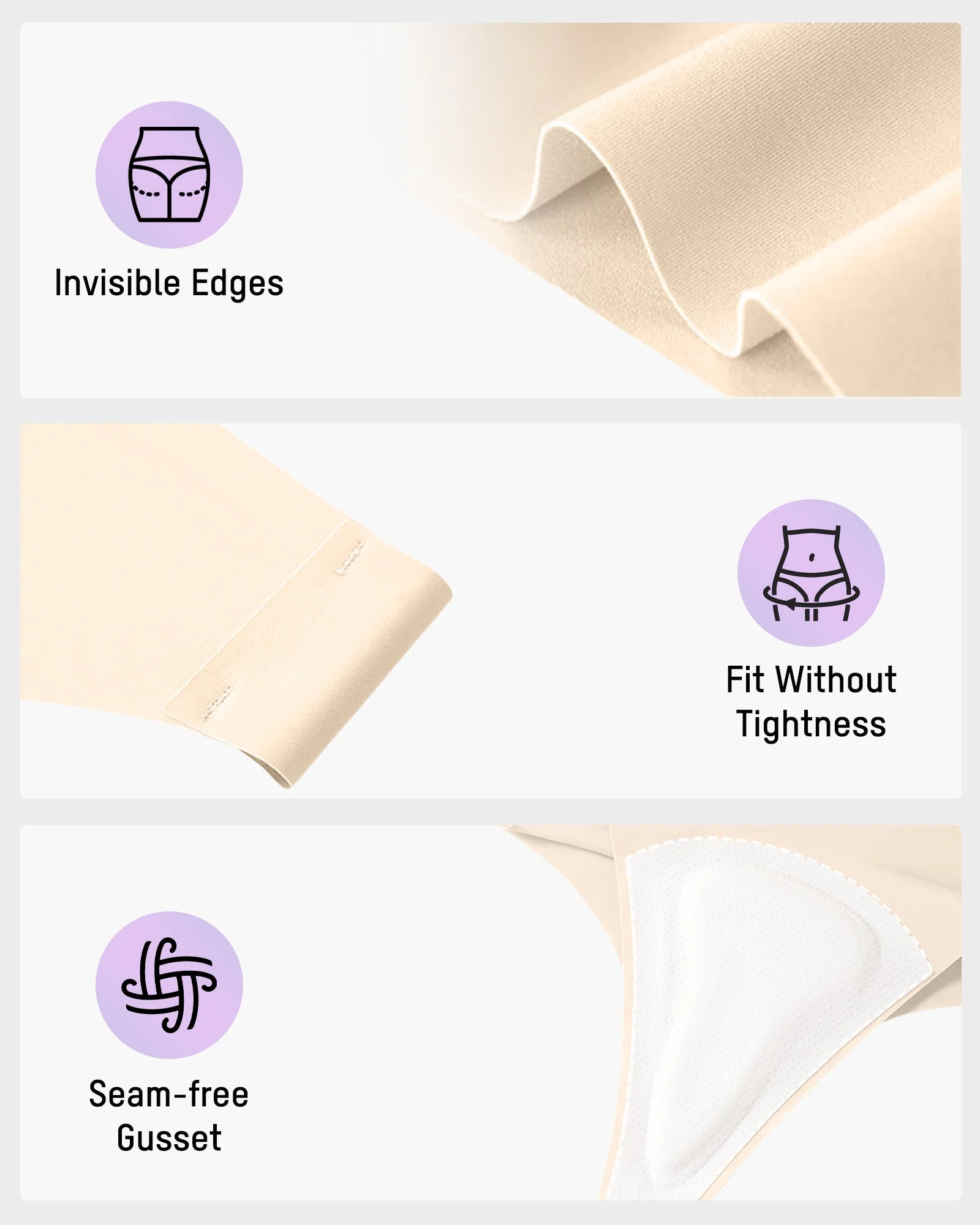 Seamless Invisible Comfort Thongs (5 Pack) - Image 7
