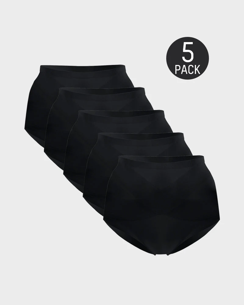 Seamless High-Waist Shaping Panty (5 Pack) - Image 13
