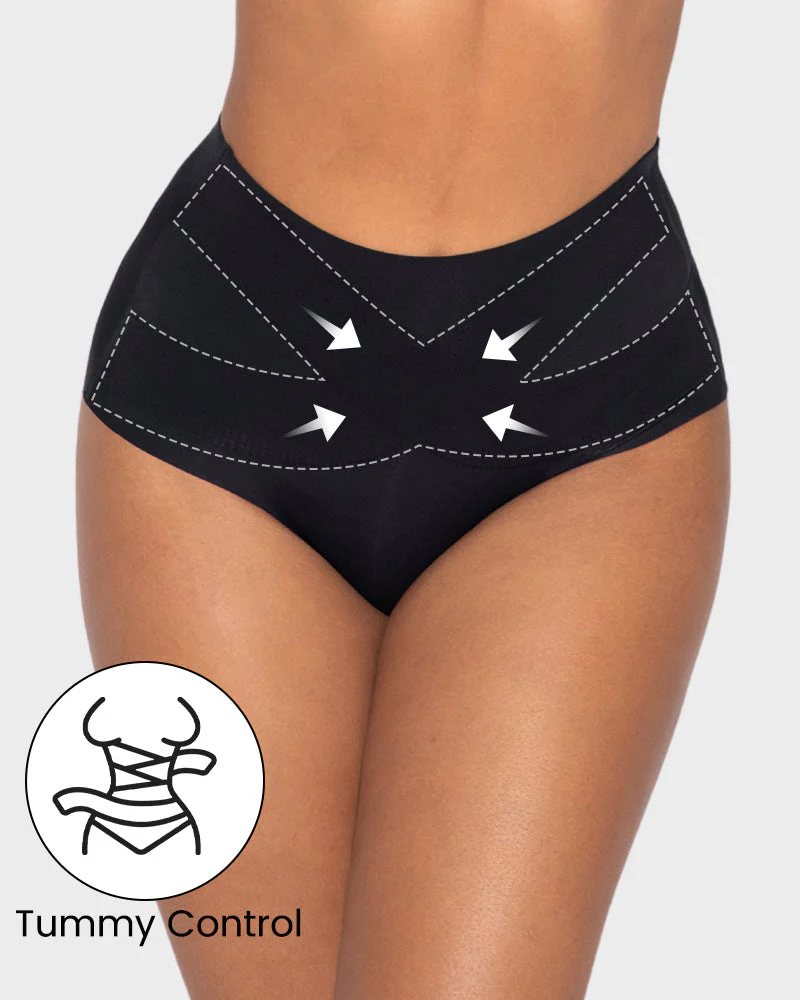 Seamless High-Waist Shaping Panty (5 Pack) - Image 4