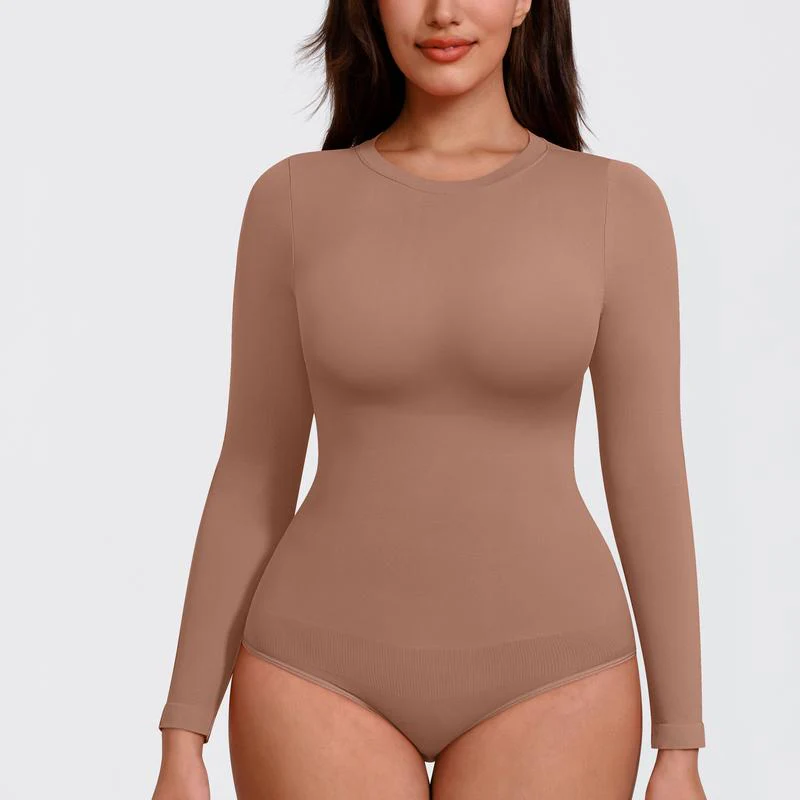 Seamless long-sleeve bodysuit for outerwear - Image 11