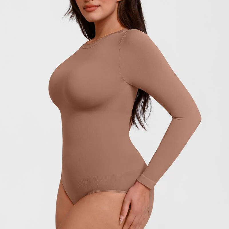 Seamless long-sleeve bodysuit for outerwear - Image 12