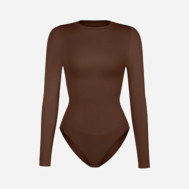 Seamless long-sleeve bodysuit for outerwear - Image 16