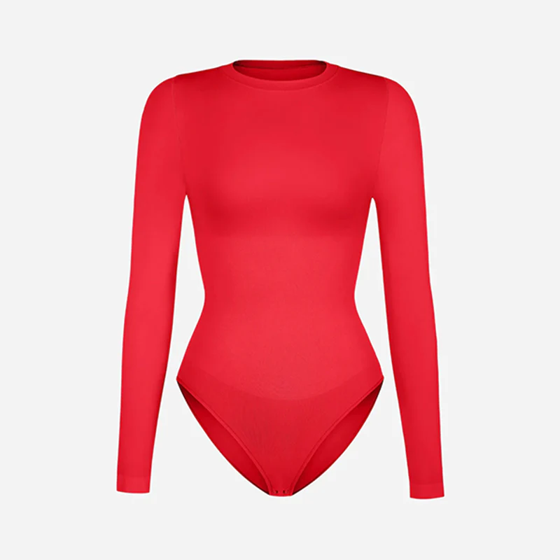 Seamless long-sleeve bodysuit for outerwear - Image 18