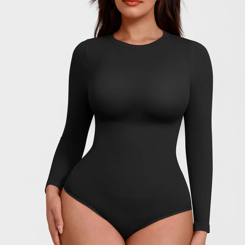 Seamless long-sleeve bodysuit for outerwear - Image 8