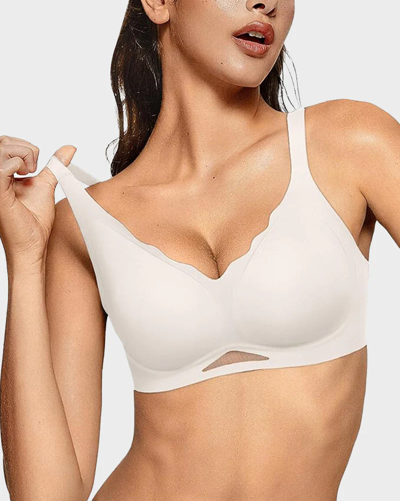 Seamless Soft Comfort Wireless Mesh Bra - Image 2