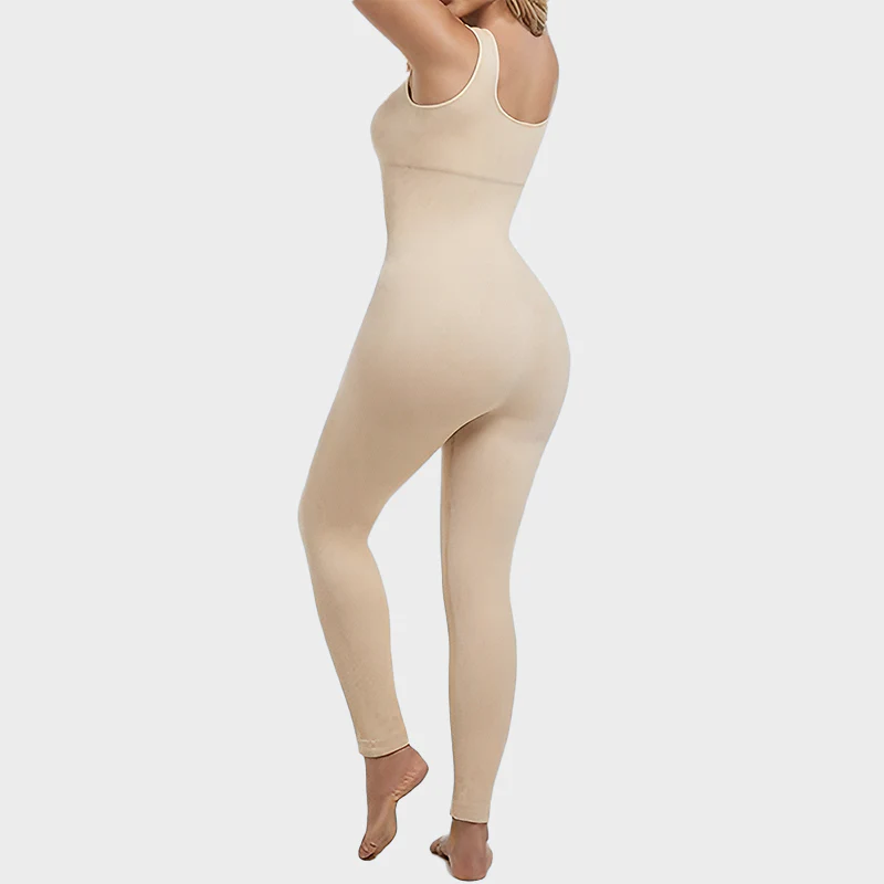 Seamless Square Neck Sport Jumpsuit - Image 10
