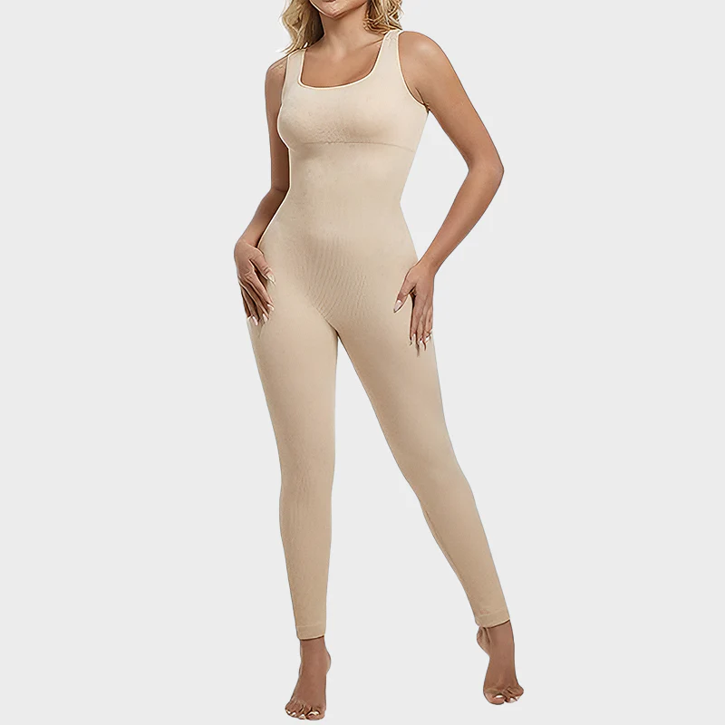 Seamless Square Neck Sport Jumpsuit - Image 8