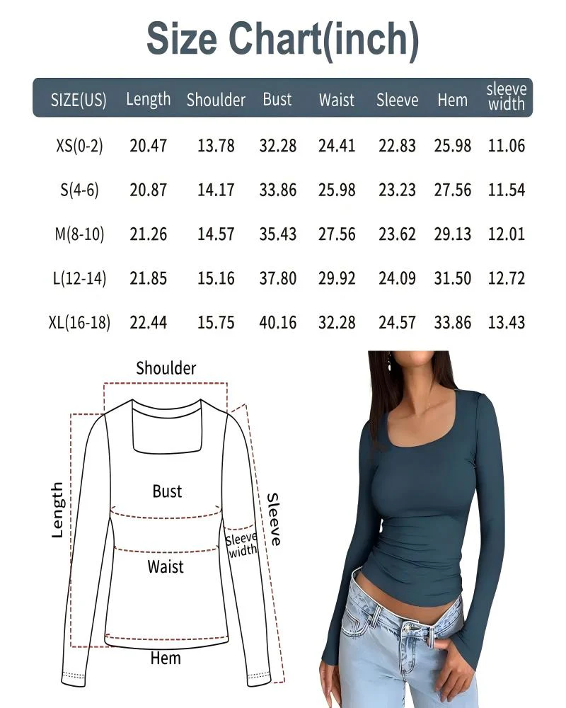 Slim-Fit Square-Neck Crop Top - Image 11